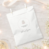 ピンクの韓国ドルジャンチの好意 フェイバーバッグ (クリップ留めされた状態)