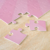 ピンクの韓国人のばら色の旗 ジグソーパズル (側面)