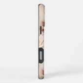 ピンクの頬紅クリームフラワー iPhoneケース (右側面)