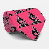 ピンクの顕微鏡 ネクタイ (ロール)