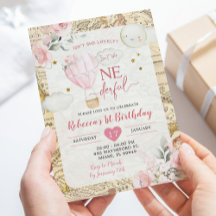 ピンクの風船 なんて素敵な誕生日