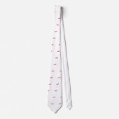 ピンクの飛行機飛んでいるのタイシンプルプの愛のために ネクタイ (正面)