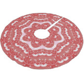 ピンクの飾りツリースカート ブラッシュドポリエステルツリースカート (アングル)