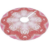 ピンクの飾りツリースカート ブラッシュドポリエステルツリースカート (アングル)