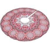 ピンクの飾りツリースカート ブラッシュドポリエステルツリースカート (アングル)