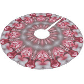 ピンクの飾りツリースカート ブラッシュドポリエステルツリースカート (アングル)