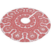 ピンクの飾りツリースカート ブラッシュドポリエステルツリースカート (アングル)