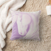 ピンクの馬のコレクション クッション (ブランケット)