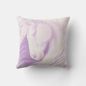 ピンクの馬のコレクション クッション (裏面)