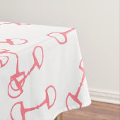 ピンクの馬乗り テーブルクロス (インサイチュ)