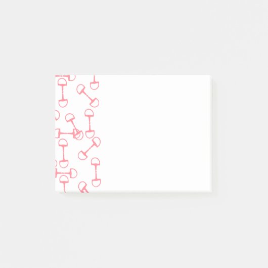 ピンクの馬乗り ポストイット (正面)