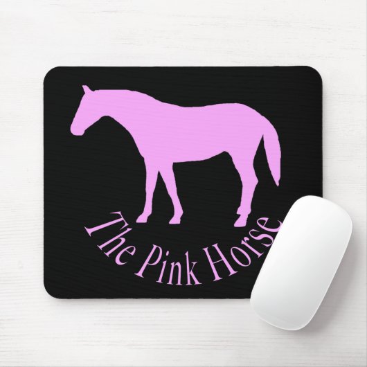 ピンクの馬2 マウスパッド (マウス)