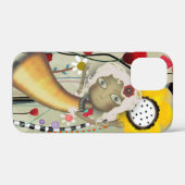 ピンクの髪のルピアde tequila甘い黄色の花 Case-Mate iPhoneケース (裏面 (横))