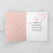 ピンクの髪の棒人間女子（お母さん用） カード (内部)