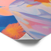 ピンクの髪:女性らしさの本質 ポスター (角)