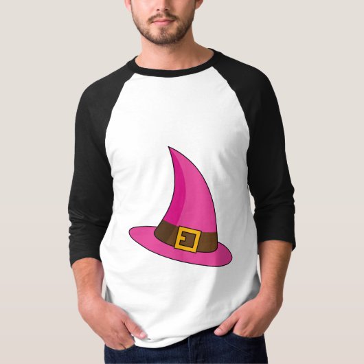 ピンクの魔女の帽子 Tシャツ (正面)