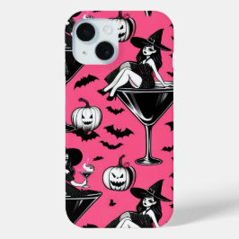 ピンクの魔女マルティーニ iPhone 15ケース