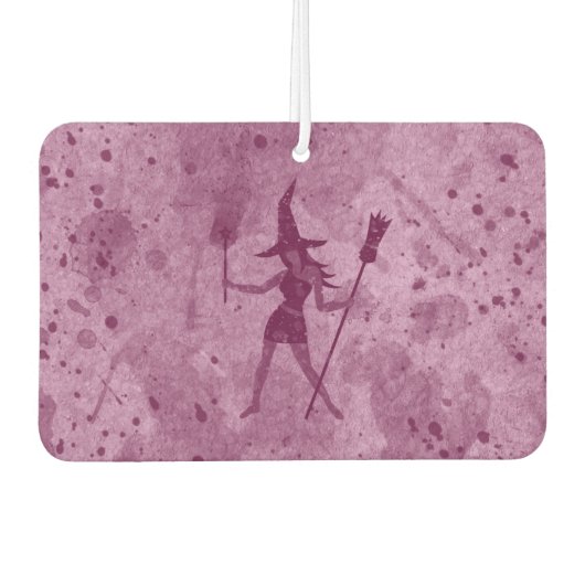 ピンクの魔女 カーエアーフレッシュナー (正面)