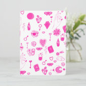 ピンクの魔法のような神秘的な 招待状 (スタンド正面)