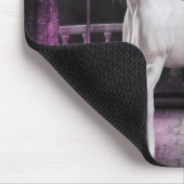 ピンクの魔法のユニコーン マウスパッド (コーナー)