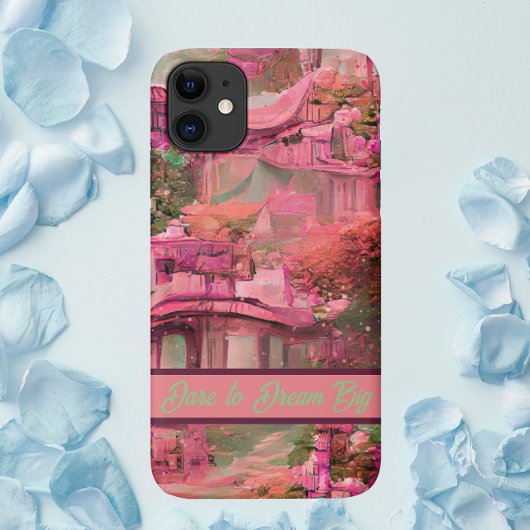 ピンクの魔法の幻想的な森 Case-Mate iPhoneケース