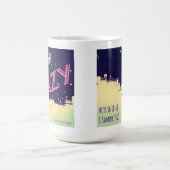 ピンクの魔法使いのマグカップ コーヒーマグカップ (中央)