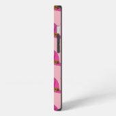 ピンクの魔法使い帽子 iPhoneケース (左側面)