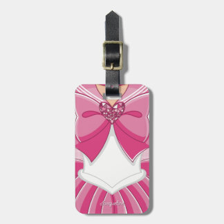 ピンクの魔法少女 ラゲッジタグ