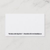 ピンクの魔神および彼女の魔法のボトル 名刺 (裏面)