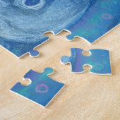 ピンクの魚のり海藻海動物の水中アート ジグソーパズル (側面)