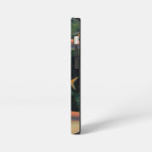 ピンクの魚の群れ iPhoneケース (左側面)
