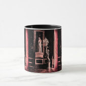 ピンクの魚眼ベルサイユ像 マグカップ (中央)