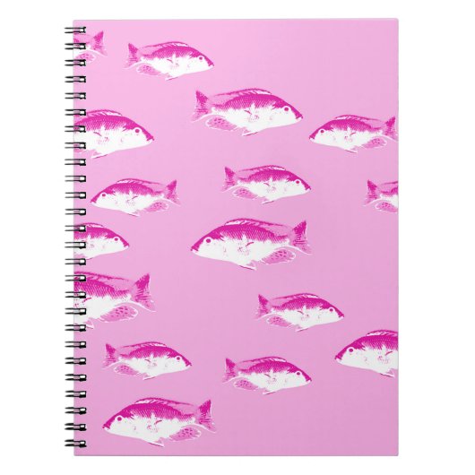 ピンクの魚 ノートブック (正面)