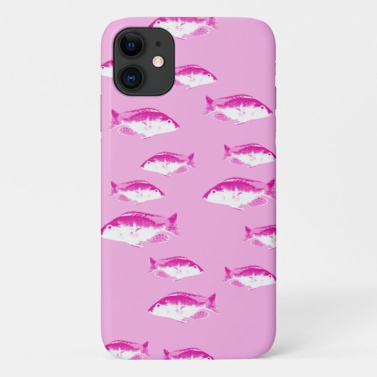 ピンクの魚 Case-Mate iPhoneケース (裏面)
