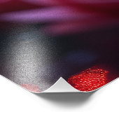 ピンクの鳥の巣稲妻スカイの下 – Surreal フォトプリント (角)