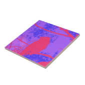 ピンクの鳥 タイル (側面)