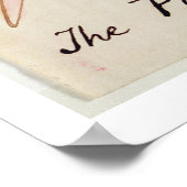 ピンクの鳥、'16スケッチの漫画bir ポスター (角)