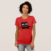 ピンクの鼻の海賊キティ Tシャツ (正面フル)