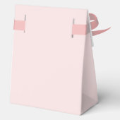 ピンクの1歳の誕生日 フェイバーボックス (裏面)