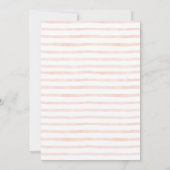 ピンクの2歳誕生日招待状 招待状 (裏面)