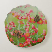 ピンクの2011年に ラウンドクッション (裏面)