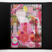 ピンクの3つ折カード 三つ折りカード (内部中)