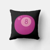 ピンクの8ボール クッション (裏面)