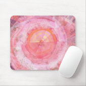 ピンクの"フラクタル"のデザイン マウスパッド (マウス)