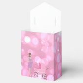 ピンクの《写真》ぼけ味母車の赤ちゃんシャワーFavyBox フェイバーボックス (オープン)