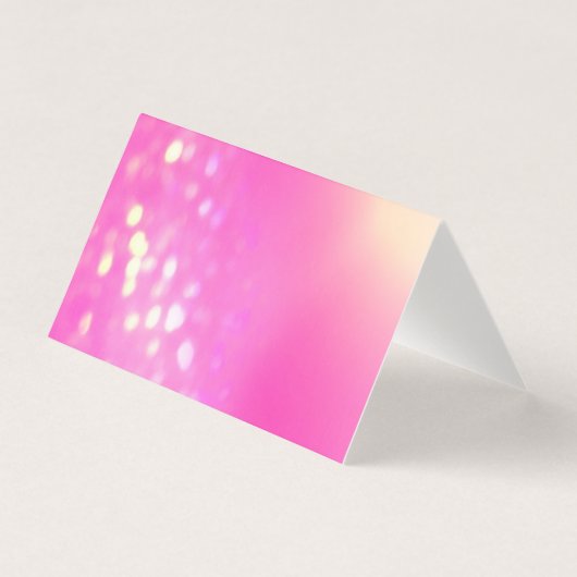 ピンクの《写真》ぼけ味空白のがグリーティングカード内 (正面)