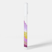 ピンクの《植物》スイレンの花電話ケース Case-Mate iPhoneケース (裏面 / 右)