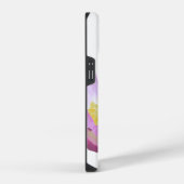 ピンクの《植物》スイレンの花電話ケース iPhoneケース (右側面)