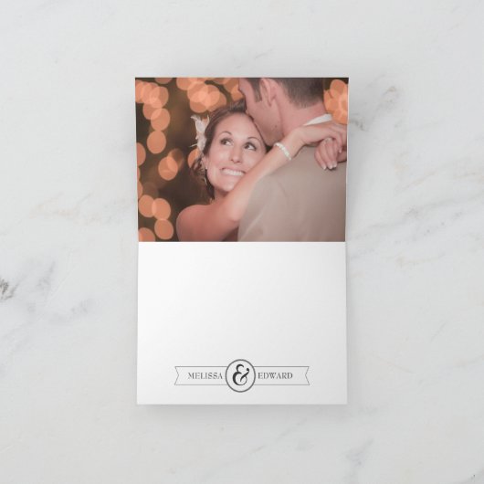 ピンクの《植物》百日草の花は挨拶状感謝していしています サンキューカード (内部)