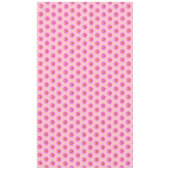 ピンクの《植物》百日草花テーブルクロスの継ぎ目のないパターン テーブルクロス (正面)